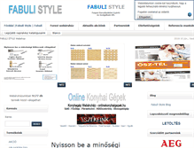 Tablet Screenshot of fabuli.hu